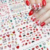 30 Sheets Valentine's Day Nail Art Stickers Red Lips Nail