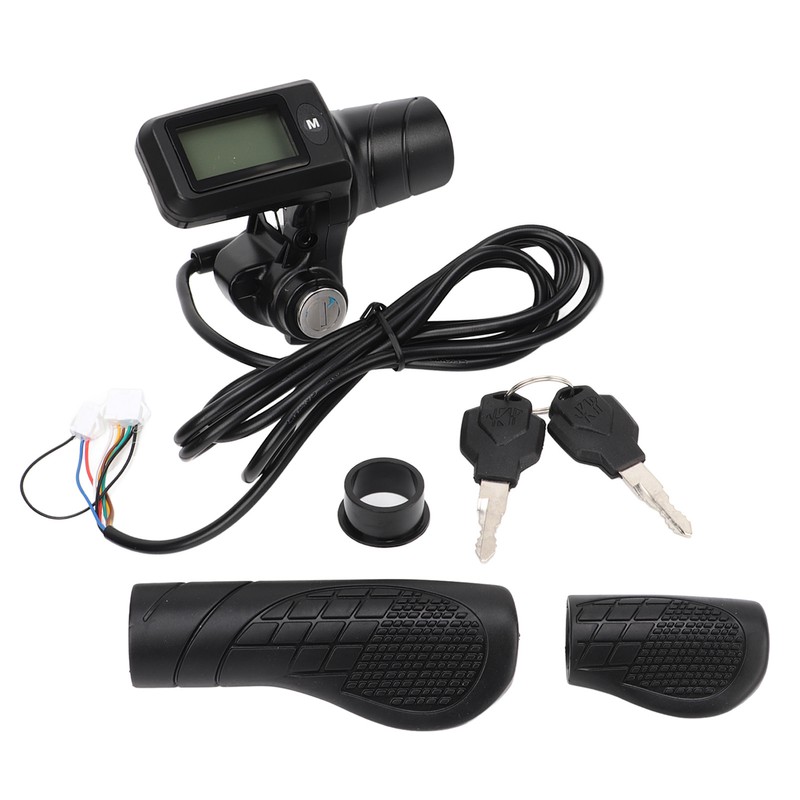 805 LCD Display Panel Throttle Grip Set Electric Bike Scooter