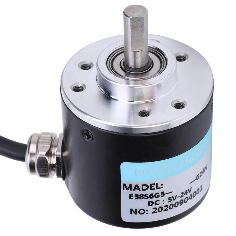 Encoder 5‑24V DC AB 2 Phase Incremental Rotary Solid Shaft