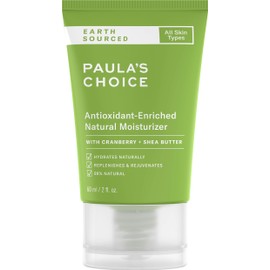 Paula's Choice EARTH SOURCED Antioxidant Enriched Natural Moisturizer with Shea Butter & Vitamin E, 98% Natural & Fragrance Free, 2 Ounce