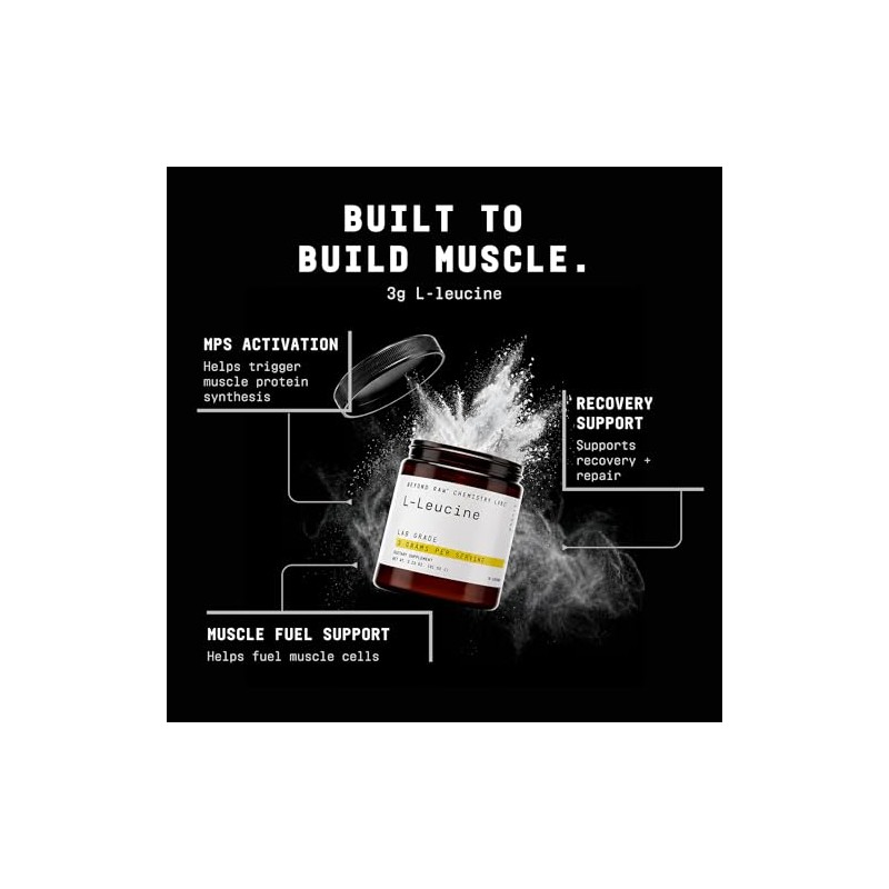 Beyond Raw Chemistry Labs L-Leucine, 30 porciones