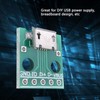 10Pcs 5 Pin Micro USB Breakout Board USB to DIP