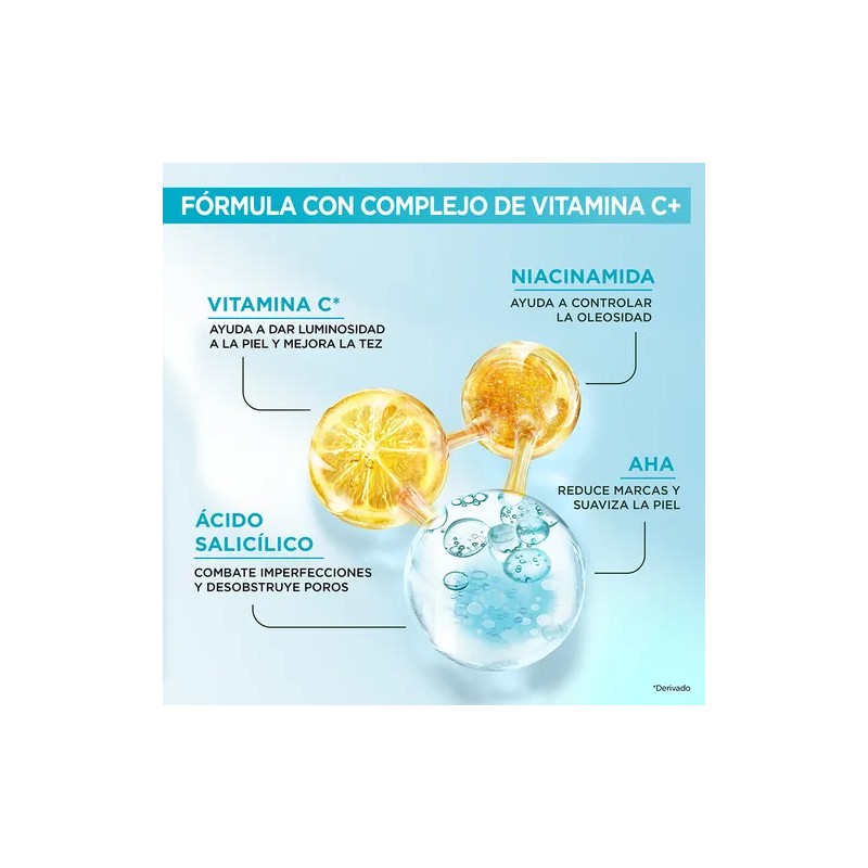 Garnier Express Aclara Sérum Antiacné Con Acido Salicílico para Día