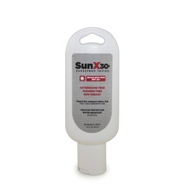 CoreTex Sun X 30+ SPF Broad Spectrum Sunscreen Lotion - 1.5oz Tottle of Paraben, Oxybenzone, Octinoxate, & Oil Free Sunscreen - No White Cast and Water Resistant Up to 80 Minutes