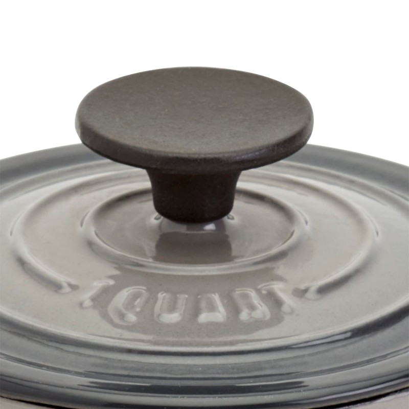 Smith & Clark 1-Quart Enameled Cast Iron Dutch Oven Pot