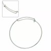 Unbranded 1 pc. Silver Tone Bangle Adjustable Slide On Bracelets