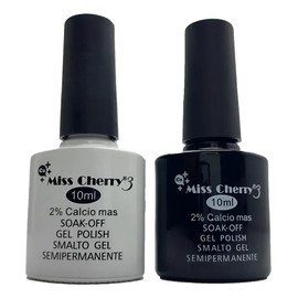 Gel Semipermanente Duo Blanco Y Negro Miss Cherry. 10ml Cu