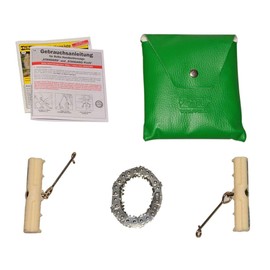 C344469 Hand Chainsaw - With Chrome-Plated Chain - Quiet, Sharp and Flexible - Saw As Easy and Safe as Never - 144 Chain Links - 130 cm Length - C344469 (Plus)