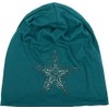 styleBREAKER 04024087 Women's Beanie Hat with Rhinestones Studs Star and