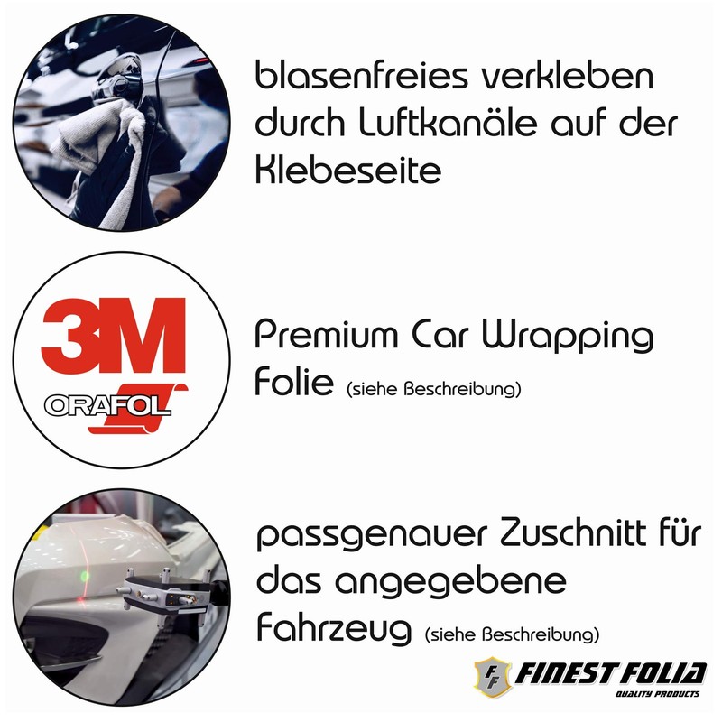 Finest Folia, Spoiler Blade Film, Lip Front Spoiler Splitter, Glossy