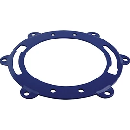 Master Plumber 289A Toilet Mounting Flange Repair Flange with Mounting Tabs, Used to Repair Cracked or Broken Toilet Mounting Flanges, Can be Cut or Bent to Fit Repair Need, Screw Hole Tabs