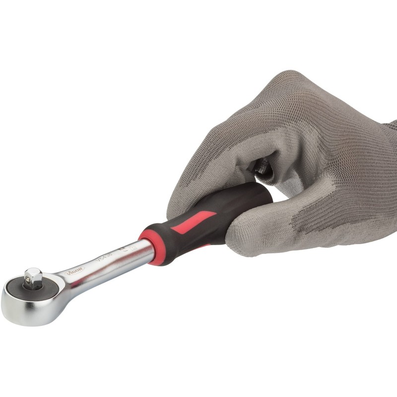 Vigor V5436 Rotary Handle Reversible Ratchet, 6.3 mm