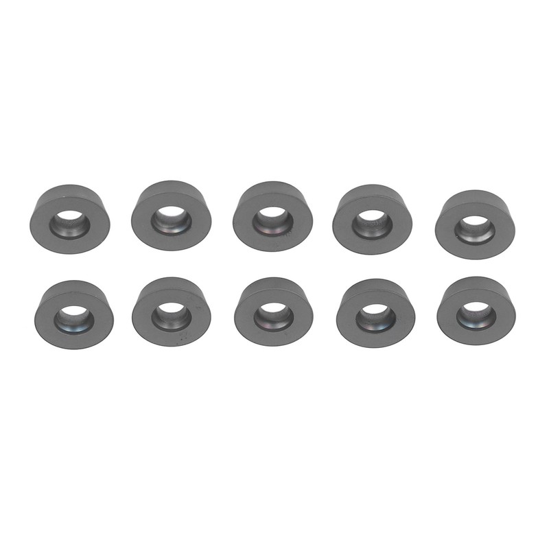 10PCS Black Coating Carbide Inserts Round CNC Turning Milling Inserts