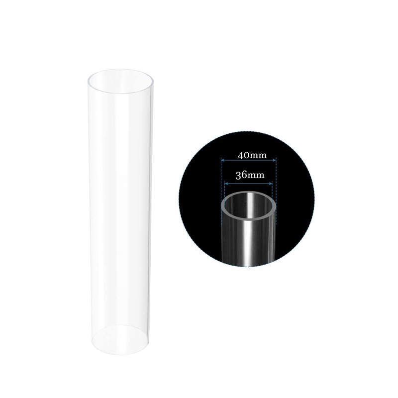 QUARKZMAN Acrylic Tube Rigid Round Tube 36 mm Inner Diameter