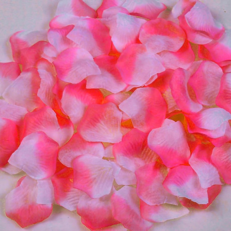 Artificial Flower Petals, Pack of 2,500 Pieces, Purple Red on