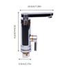 Instant Tankless Electric Water Heater Faucet, Electric Kitchen Bathroom Fast