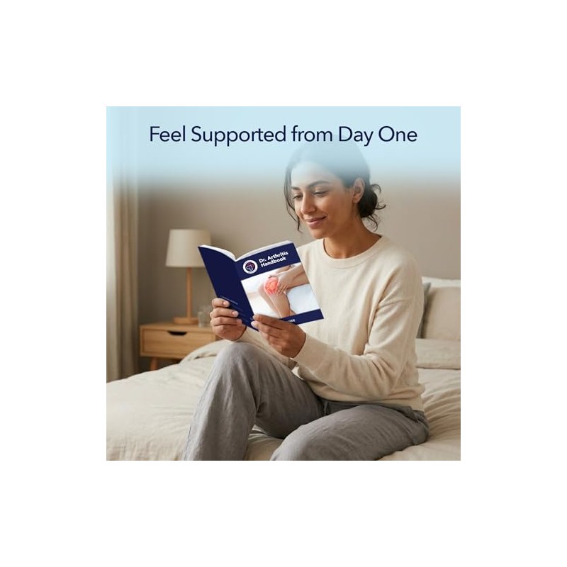 Dr.Arthritis Doctor Developed Patella Tendon Strap & Doctor Handbook- Knee