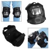 2 Pcs Stainless Steel Motorcycle Motocross ATV Adults Knee Pads