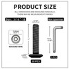 5/16"-18 x 1 [20 PCS] Flat Head Socket Cap Screws