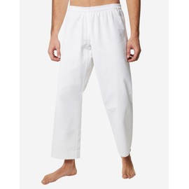 VKT Adult Kids Karate Pants Taekwondo Uniform White Gi Martial Arts Elastic Waist Trousers for Training or Competition 5