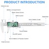 Digital Caliper, 6 Inch Caliper Tool with Extra Large LCD