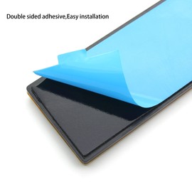 MFC PRO 2Pcs Rectangular Stick-On Trailer Reflector (Yellow, 80 * 35mm)