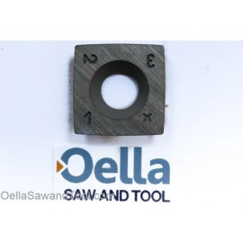 Oella Saw and Tool Single Carbide Insert Knife 15 x 15 x 2.5mm for Amana  RC-3400 and RC-3402