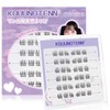 KOUUNOTENN False Eyelashes, No Glue Required, Easy to Apply, Partial