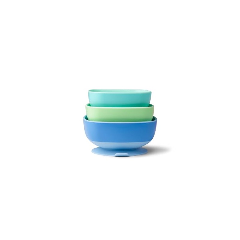 Nuby Toddler Suction Bowls - Baby Weaning Bowls with Easy