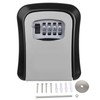 Key Box Wall Mounted 4 Digit Aluminium Alloy Simple Safe