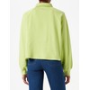 NA-KD Women's Buttoned Collar Sweater Polo Jumper, lime green