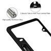 ELECTRONLUMEN Clear License Plate Covers + Aluminum Alloy Frames Combo