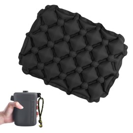 TRIWONDER Leisure Seat, Air Cushion, Folding Cushion, Air Cushion, Prevents Butt Pain, Comfortable Goods, Portable Cushion, Camping, Night Bus, Outdoors, Fishing, Watching, Carrying, For 1 Person