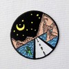 Long Way Under Starry Night Explore Outdoor Patch Embroidered Badge