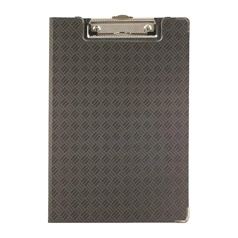 Staples Sustainable Earthby Staples Clipfolio Black Letter Size 3 Pack