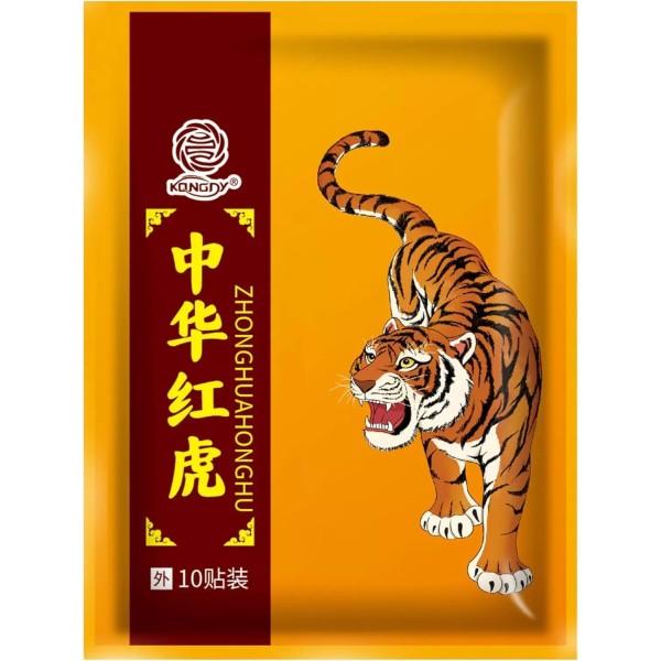 30 PCS Tiger Patch Plaster, Heat Patches, Hot Capsaicin Patches,