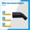 ActyGo Replacement Miter Saw Vacuum Adapter - 2.5-Inch Vac Hose