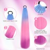 Aomig Ponytail Extension Coloured Ombre Wig Hair Extensions, Coloured Ombre