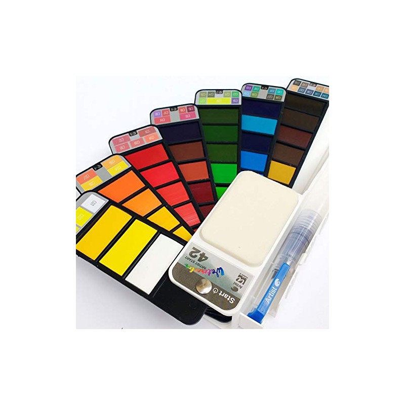 ARTIST Start Watercolor KIT 42 Colors + Brush