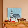 Renditions Gallery Christmas Church Wall Art, Charming Religious Winter Artwork,