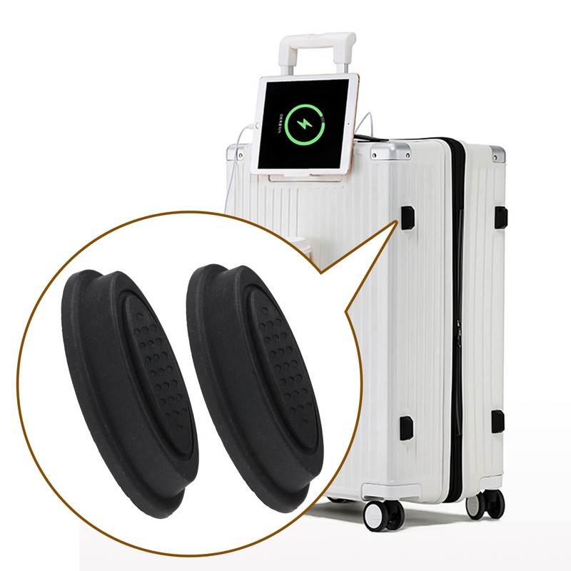 logyues 2Pcs Suitcase Side Stud Foot Pad Bracket Z020 Plastic