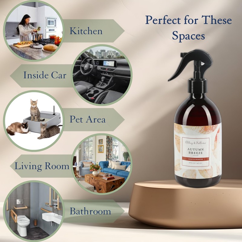 Abbey & Sullivan Odor Eliminator, Autumn Breeze, 16 oz