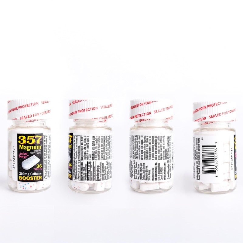 357 Magnum - Energy Tablets Formulated with Caffeine - 36