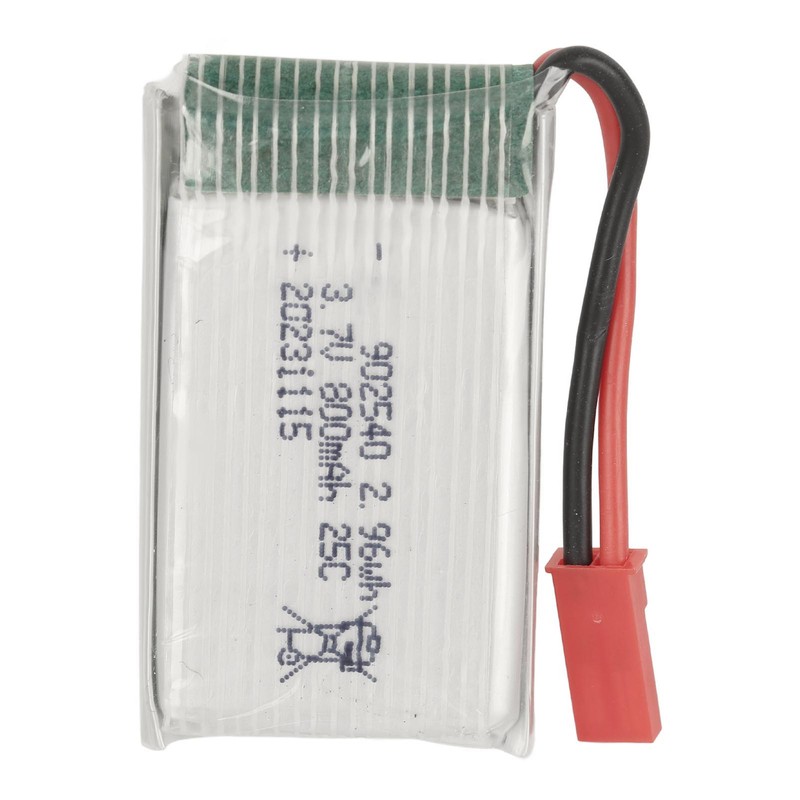 3.7V 800mAh LiPo Battery Rechargeable Drone Lithium Battery With JST