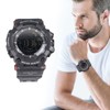 Men Digital Watch LED Backlight Multi Functional Water Resistant Watch