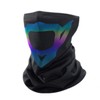 Reflective Luminous Riding Mask Black