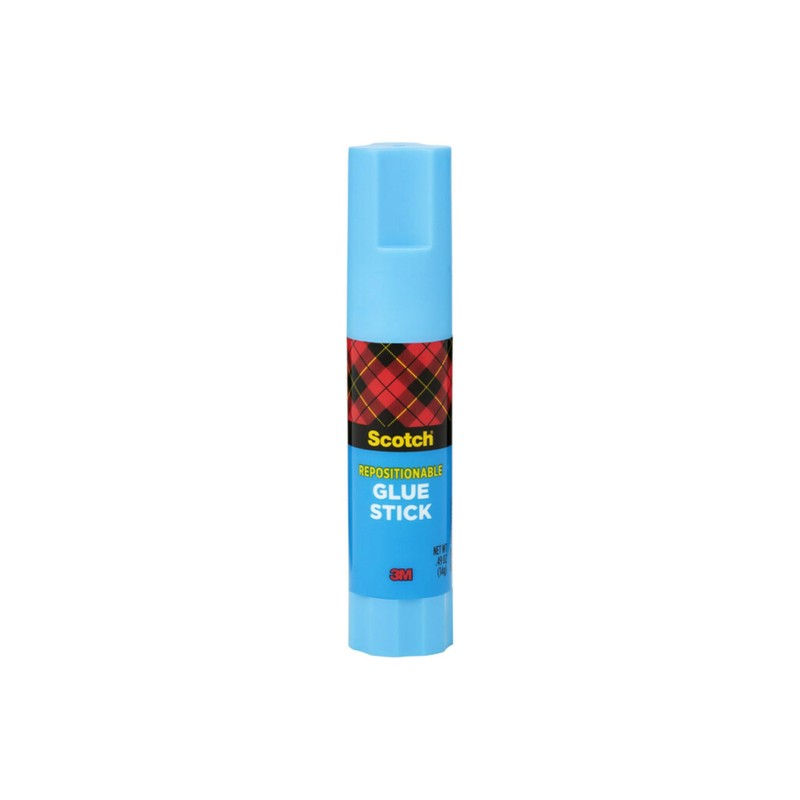 Scotch Restickable Glue Stick, 0.49 oz – Repositionable, Washable, Non-Toxic