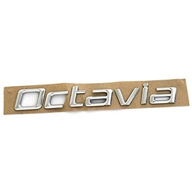 Skoda Octavia 1Z0853687K739 Lettering Tailgate Emblem Sign Logo Chrome