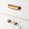 khtumeware 8 Pack 3" Drawer Pulls Antique Brass Cabinet Cup