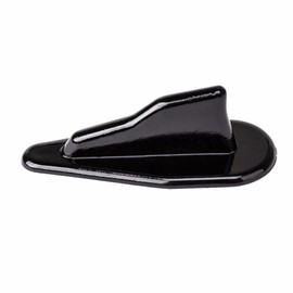 CoscosX - Mini difusor de aleta de tiburón, generador de vórtice, universal, para coche, camión, SUV, decoración de techo, alerón, ala de fibra de carbono, accesorios de coche, 7,5 cm, color negro